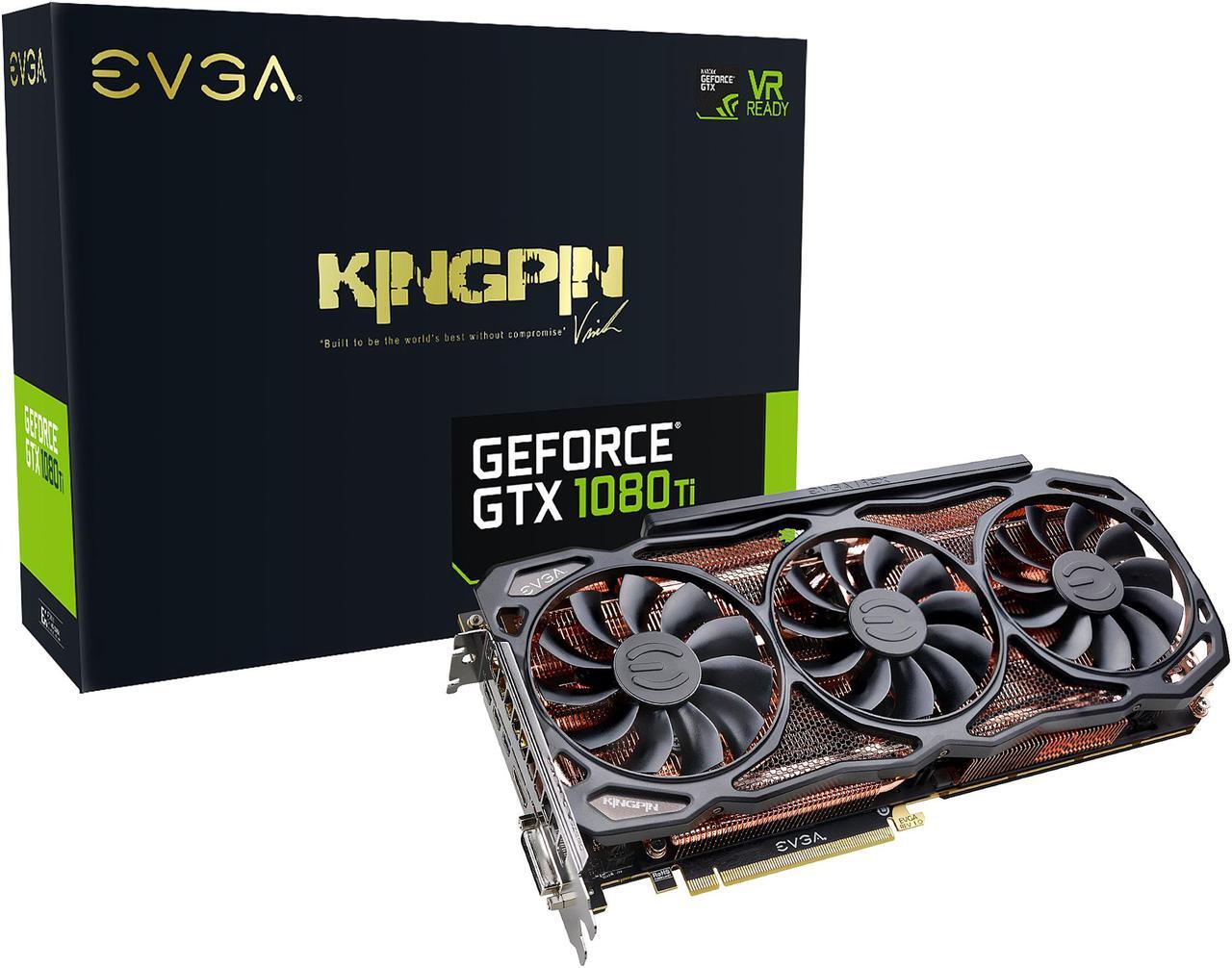 Alt view image 7 of 8 - EVGA GeForce GTX 1080 Ti 11GB GDDR5X PCI Express 3.0 SLI Support Graphics Card 11G-P4-6798-KR