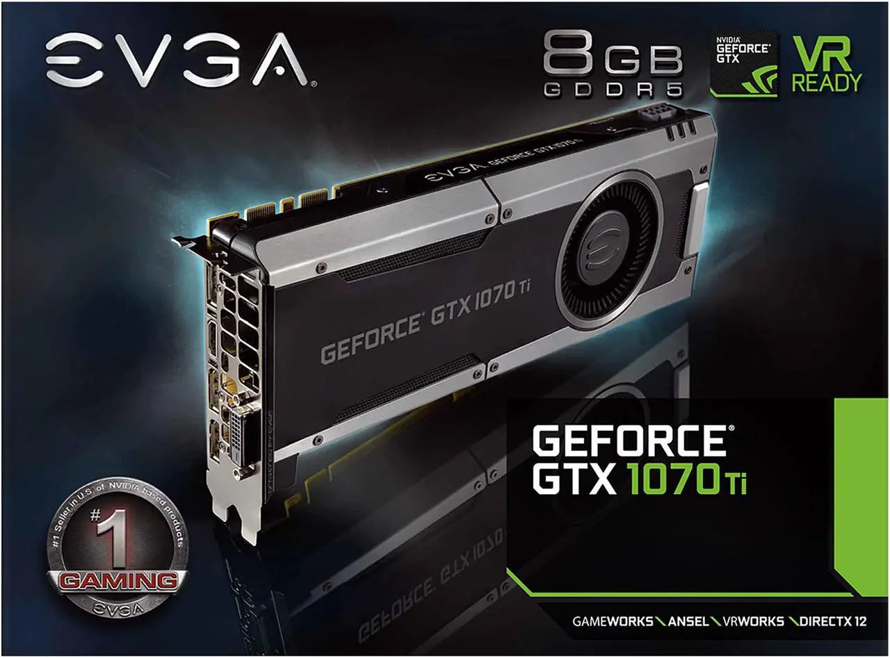 Alt view image 5 of 6 - EVGA GeForce GTX 1070 Ti GAMING 08G-P4-5670-KR 8GB GDDR5