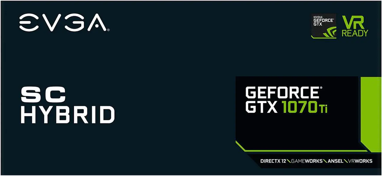Alt view image 7 of 7 - EVGA GeForce GTX 1070 Ti GAMING 08G-P4-5678-KR 8GB GDDR5 SC HYBRID & LED