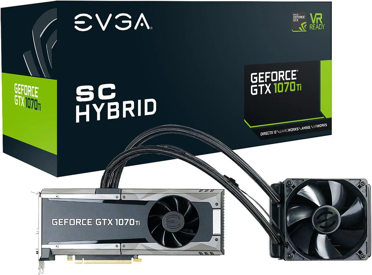 Alt view image 6 of 7 - EVGA GeForce GTX 1070 Ti GAMING 08G-P4-5678-KR 8GB GDDR5 SC HYBRID & LED