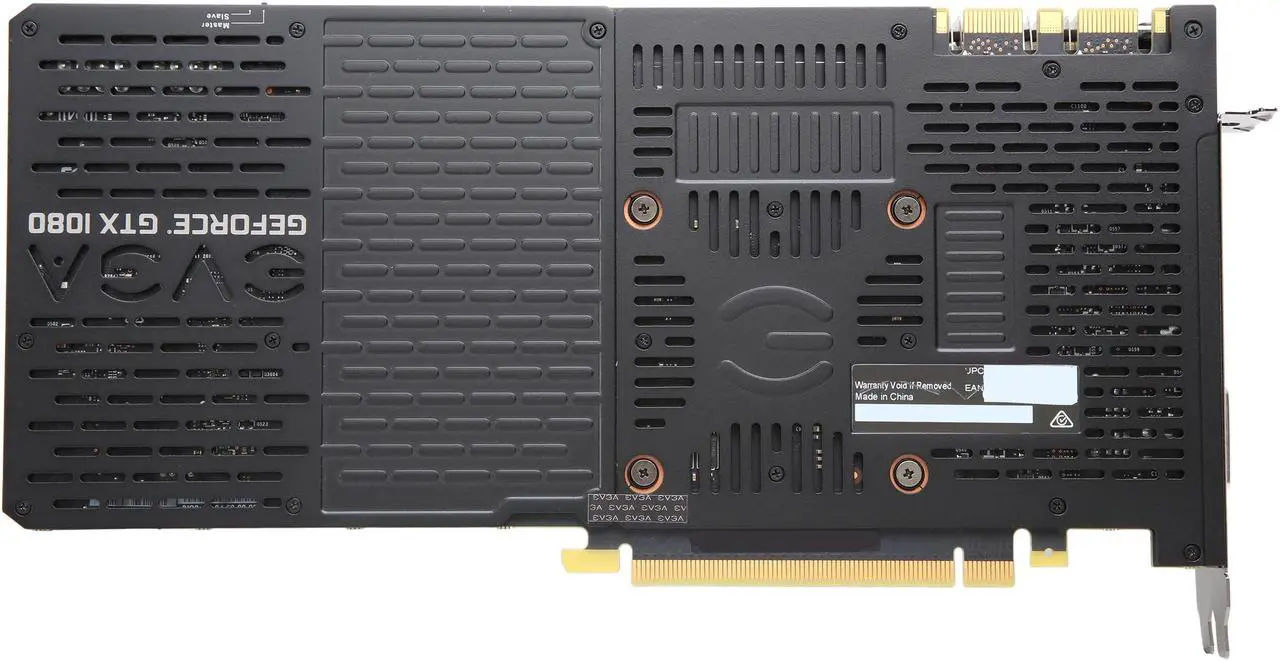 Alt view image 4 of 6 - EVGA GeForce GTX 1080 8GB GDDR5X PCI Express 3.0 SLI Support Graphics Card 08G-P4-6684-KR