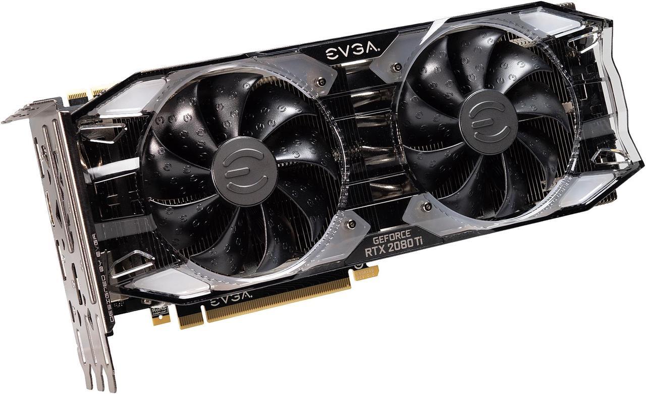 Alt view image 3 of 6 - EVGA GeForce RTX 2080 Ti XC ULTRA GAMING, 11G-P4-2383-KR, 11GB GDDR6, Dual HDB Fans & RGB LED