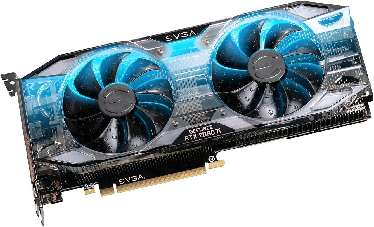 Main image of EVGA GeForce RTX 2080 Ti XC GAMING, 11G-P4-2382-KR, 11GB GDDR6, Dual HDB Fans & RGB LED
