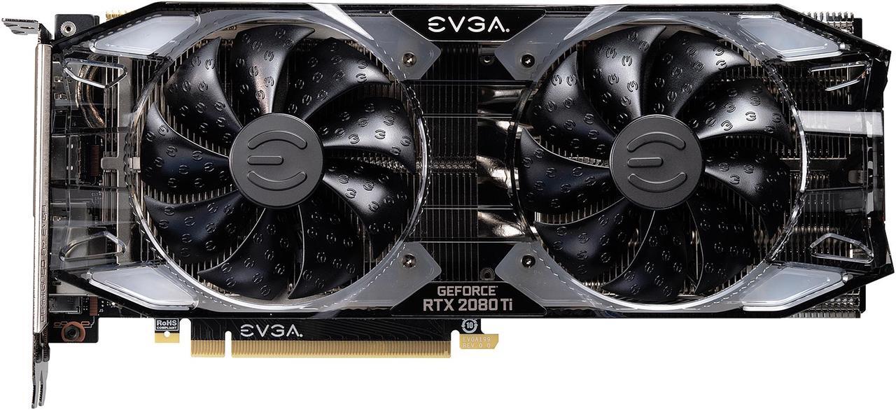 Alt view image 2 of 9 - EVGA GeForce RTX 2080 Ti XC GAMING, 11G-P4-2382-KR, 11GB GDDR6, Dual HDB Fans & RGB LED