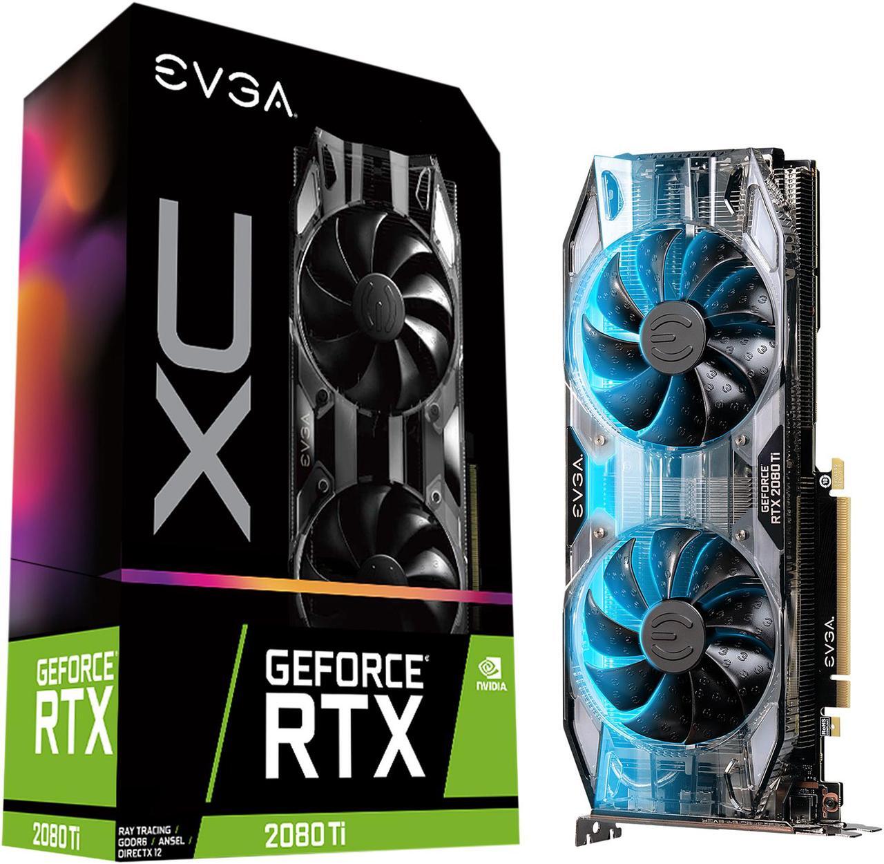 Alt view image 7 of 9 - EVGA GeForce RTX 2080 Ti XC GAMING, 11G-P4-2382-KR, 11GB GDDR6, Dual HDB Fans & RGB LED