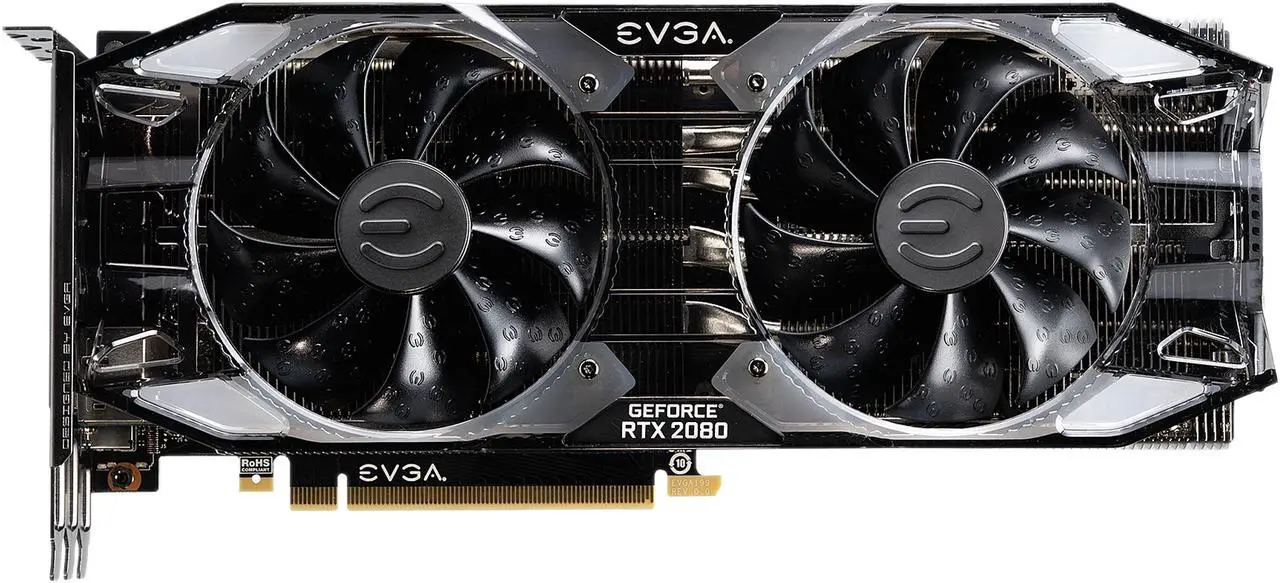 Alt view image 3 of 8 - EVGA GeForce RTX 2080 XC ULTRA GAMING, 08G-P4-2183-KR, 8GB GDDR6, Dual HDB Fans & RGB LED