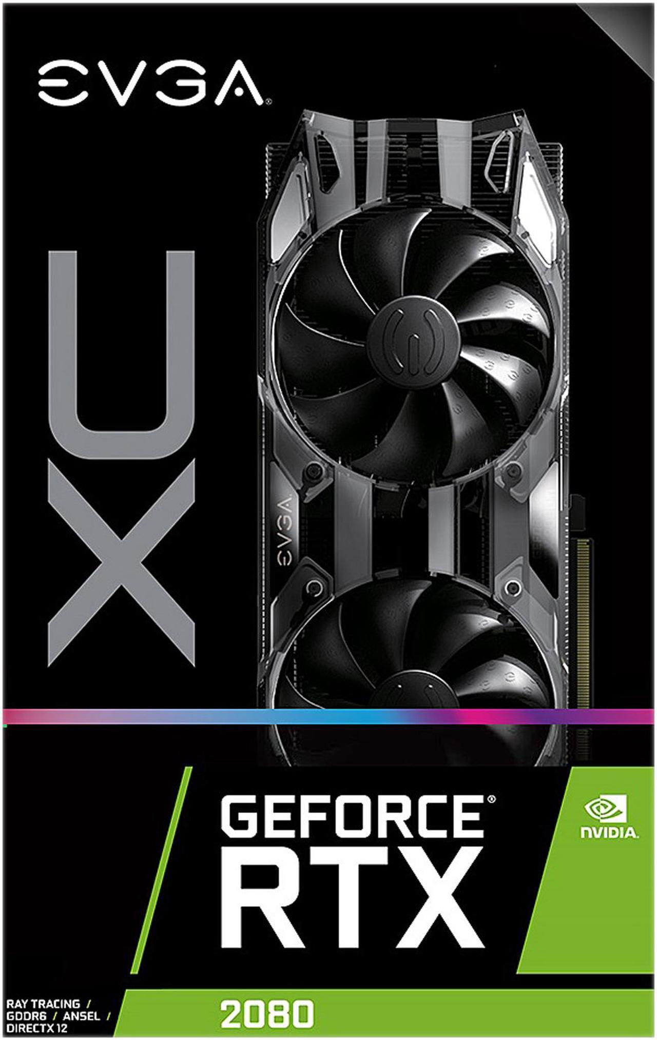 Alt view image 8 of 8 - EVGA GeForce RTX 2080 XC GAMING, 08G-P4-2182-KR, 8GB GDDR6, Dual HDB Fans & RGB LED