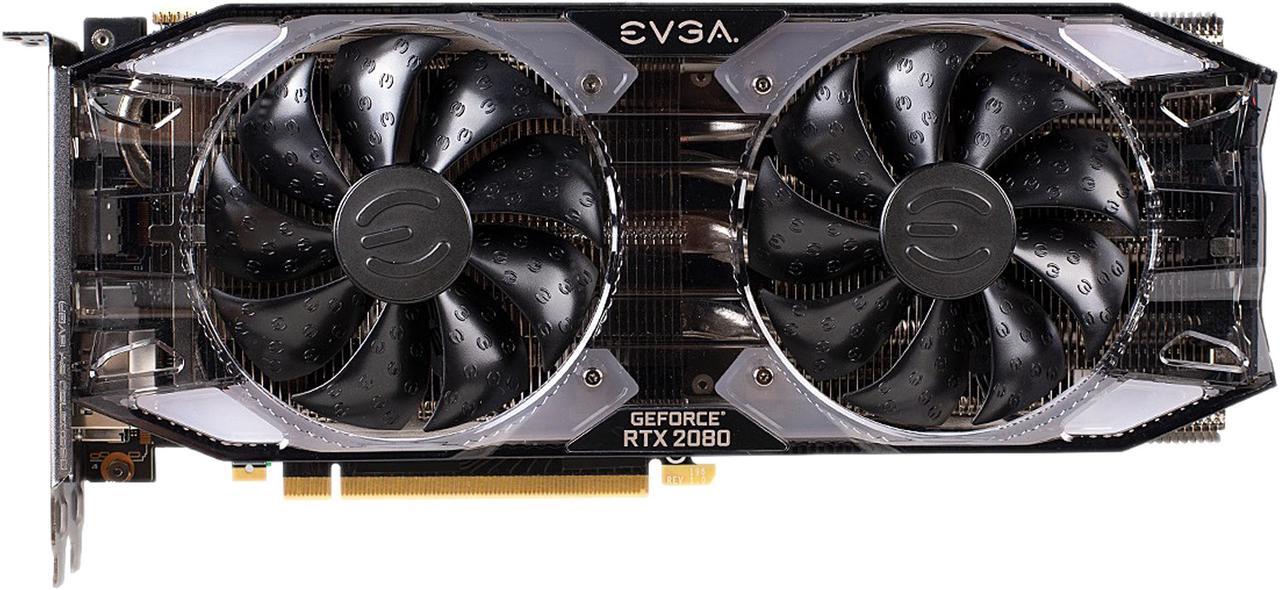 Alt view image 2 of 8 - EVGA GeForce RTX 2080 XC GAMING, 08G-P4-2182-KR, 8GB GDDR6, Dual HDB Fans & RGB LED