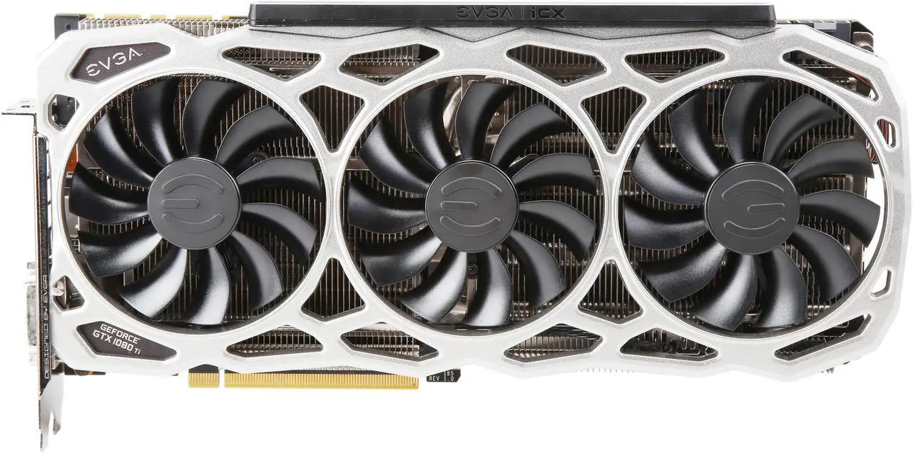 Alt view image 3 of 6 - EVGA GeForce GTX 1080 Ti 11GB GDDR5X PCI Express 3.0 SLI Support Graphics Card 11G-P4-6696-RX