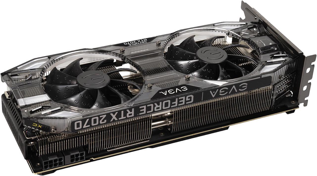 Alt view image 5 of 9 - EVGA GeForce RTX 2070 XC ULTRA GAMING, 08G-P4-2173-KR, 8GB GDDR6, Dual HDB Fans & RGB LED