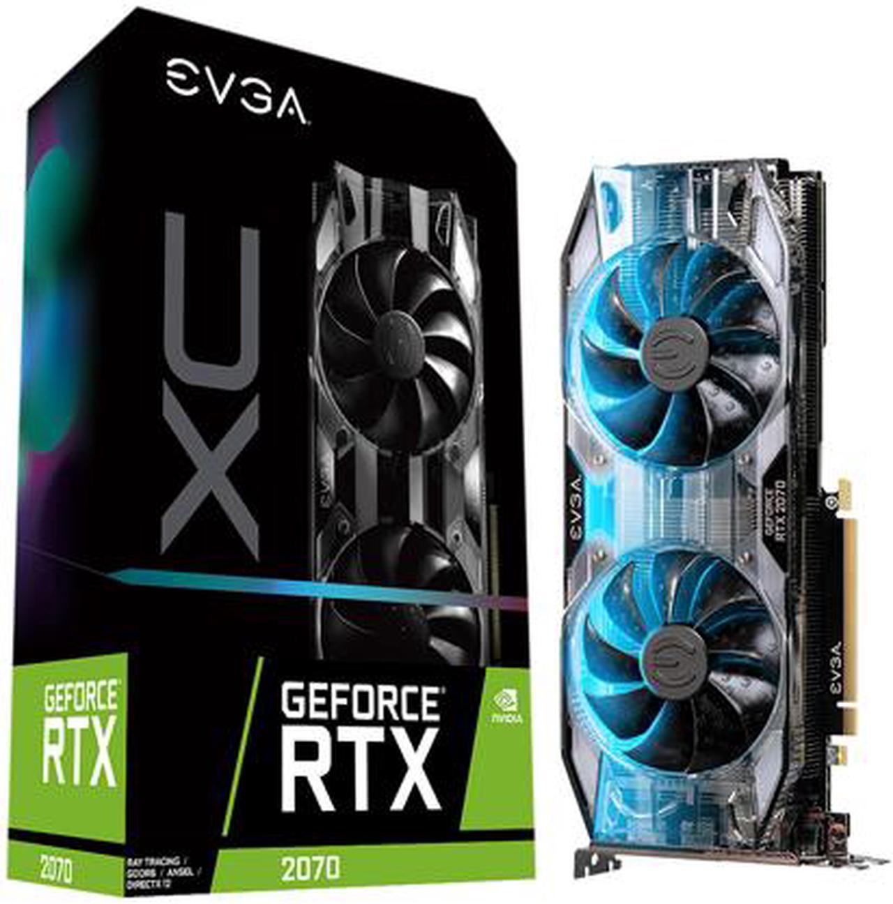 Alt view image 8 of 8 - EVGA GeForce RTX 2070 XC GAMING, 08G-P4-2172-KR, 8GB GDDR6, Dual HDB Fans & RGB LED