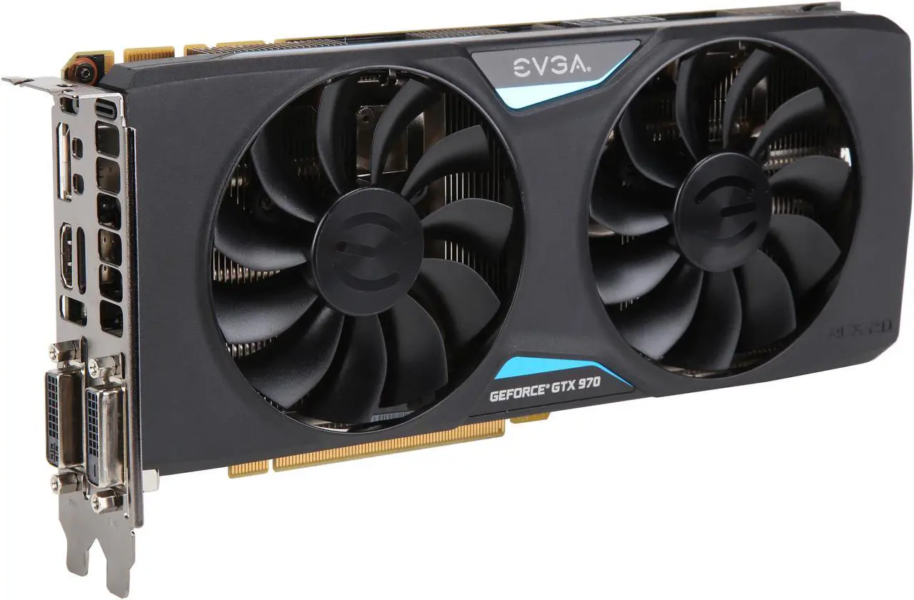 Main image of EVGA GeForce GTX 970 4GB GDDR5 PCI Express 3.0 x16 SLI Support Graphics Card 04G-P4-3979-RX