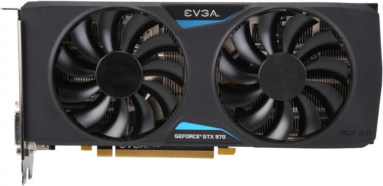 Alt view image 3 of 5 - EVGA GeForce GTX 970 4GB GDDR5 PCI Express 3.0 x16 SLI Support Graphics Card 04G-P4-3979-RX