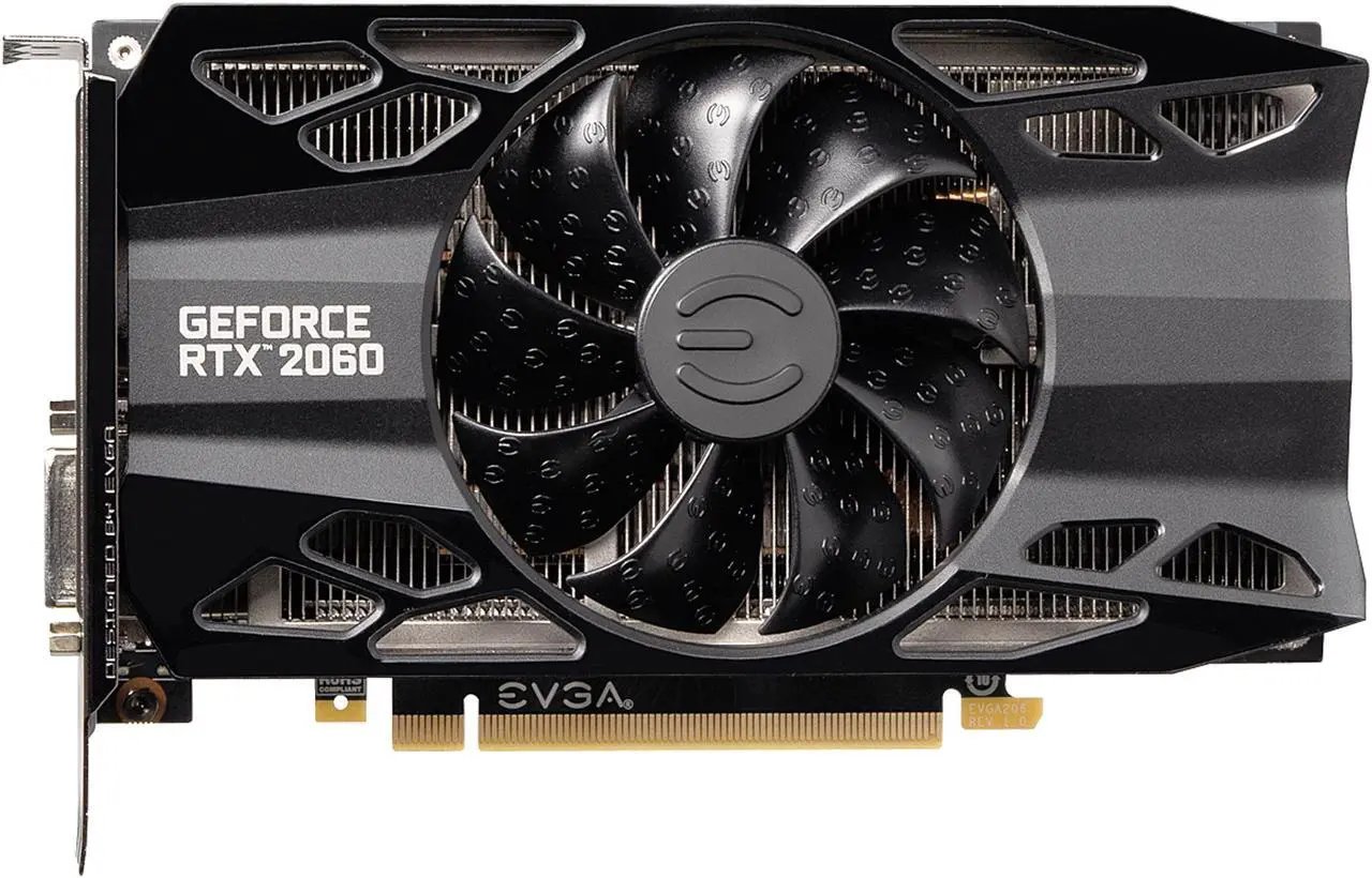 Alt view image 2 of 6 - EVGA GeForce RTX 2060 XC GAMING, 6GB GDDR6, HDB Fan Graphics Card 06G-P4-2063-KR