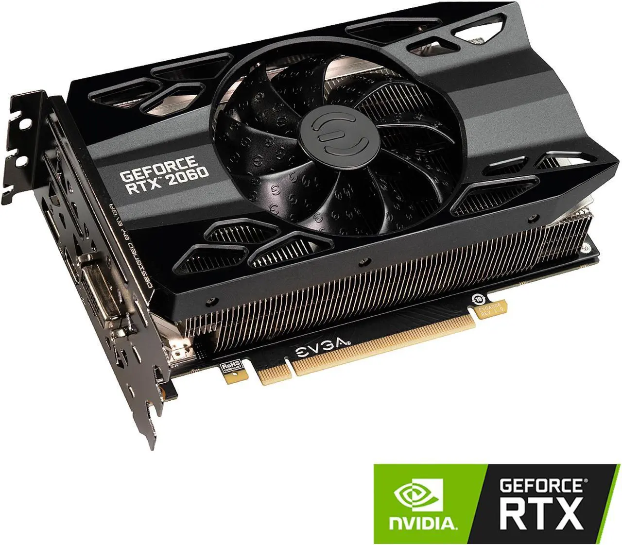 Main image of EVGA GeForce RTX 2060 XC GAMING, 6GB GDDR6, HDB Fan Graphics Card 06G-P4-2063-KR