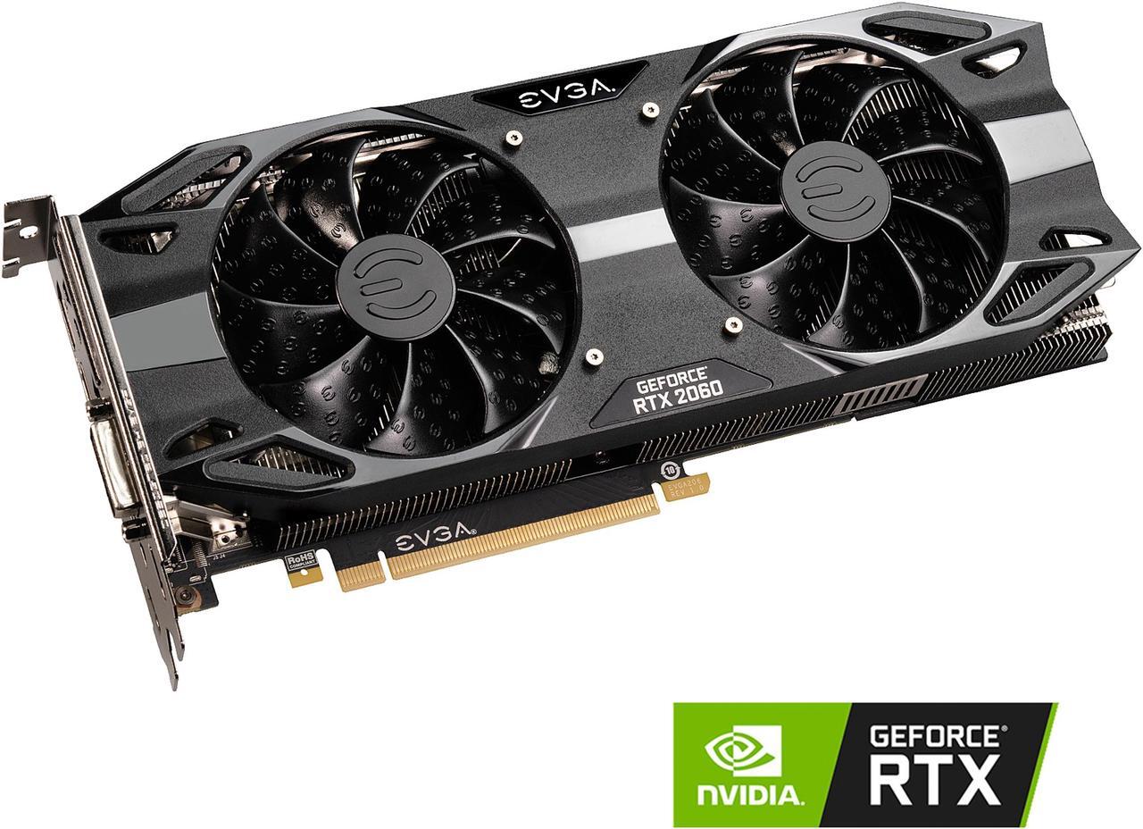 Main image of EVGA GeForce RTX 2060 XC ULTRA GAMING, 6GB GDDR6, Dual HDB Fans Graphics Card 06G-P4-2167-KR
