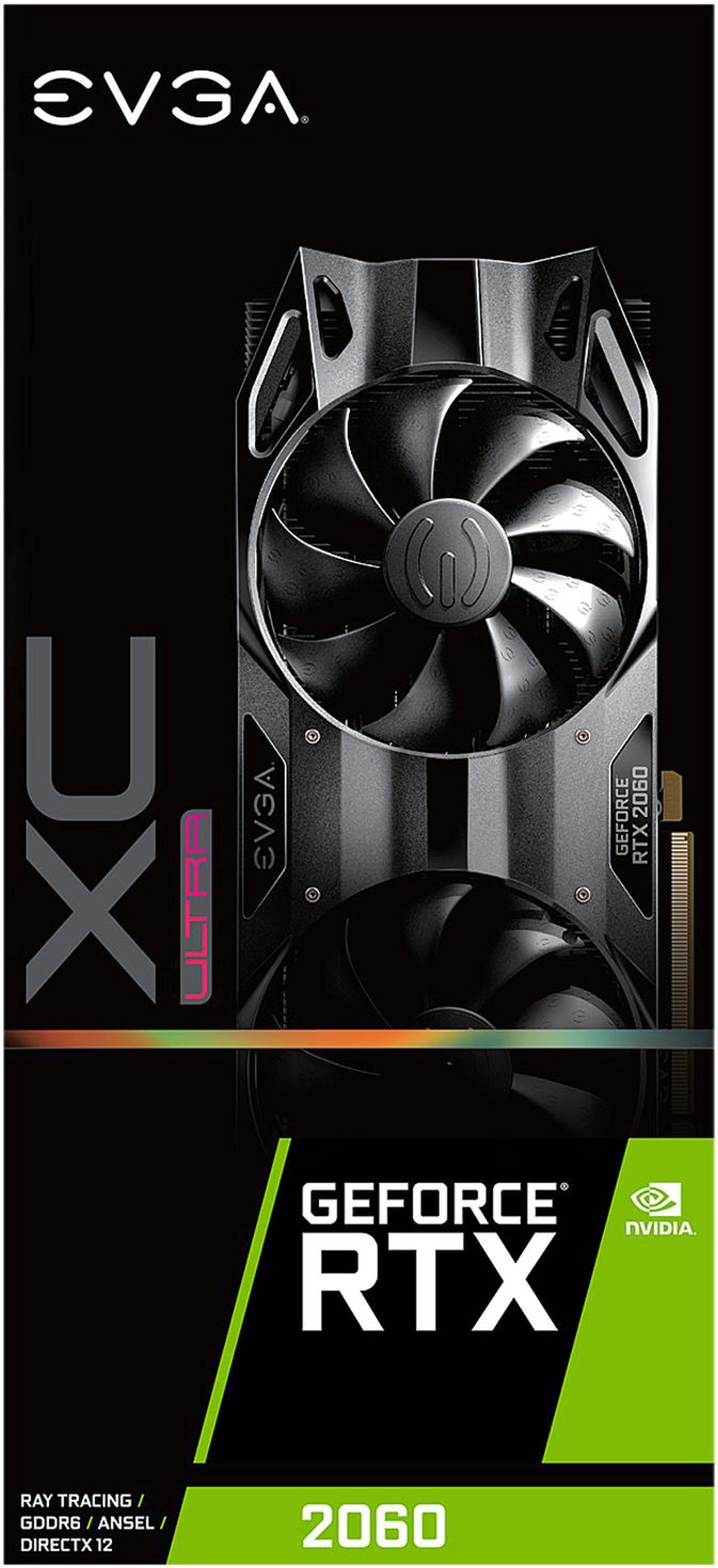 Alt view image 7 of 8 - EVGA GeForce RTX 2060 XC ULTRA GAMING, 6GB GDDR6, Dual HDB Fans Graphics Card 06G-P4-2167-KR