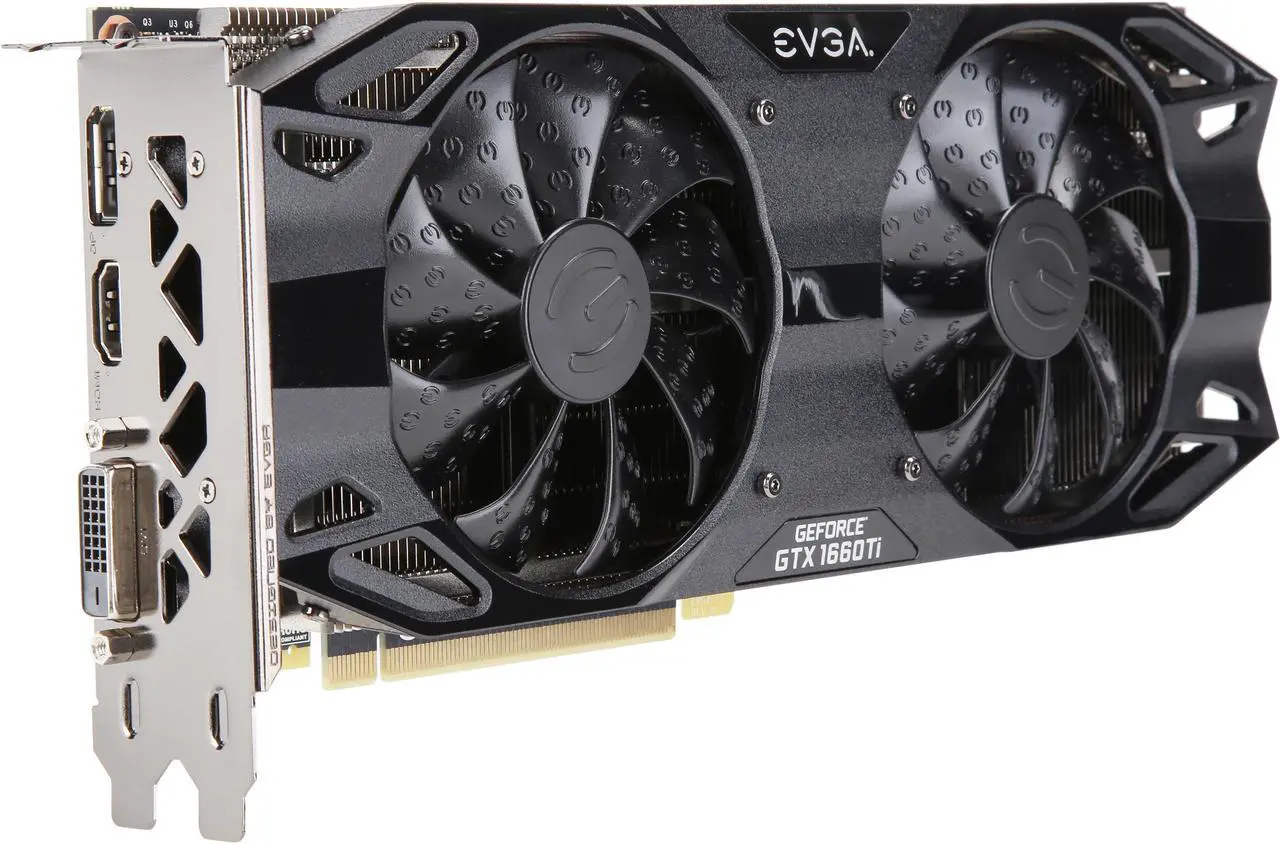 Main image of EVGA GeForce GTX 1660 Ti XC Ultra GAMING, 06G-P4-1267-KR, 6GB GDDR6, HDB Fan