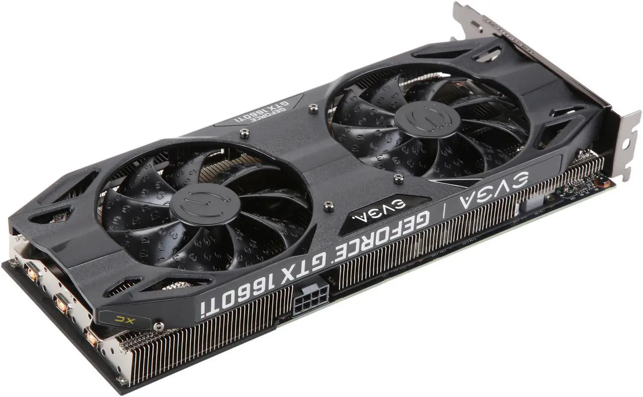 Alt view image 6 of 6 - EVGA GeForce GTX 1660 Ti XC Ultra GAMING, 06G-P4-1267-KR, 6GB GDDR6, HDB Fan