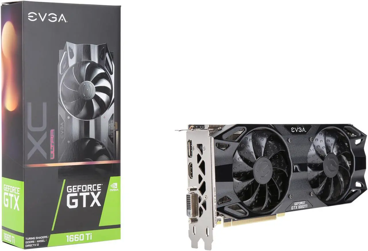 Alt view image 7 of 6 - EVGA GeForce GTX 1660 Ti XC Ultra GAMING, 06G-P4-1267-KR, 6GB GDDR6, HDB Fan