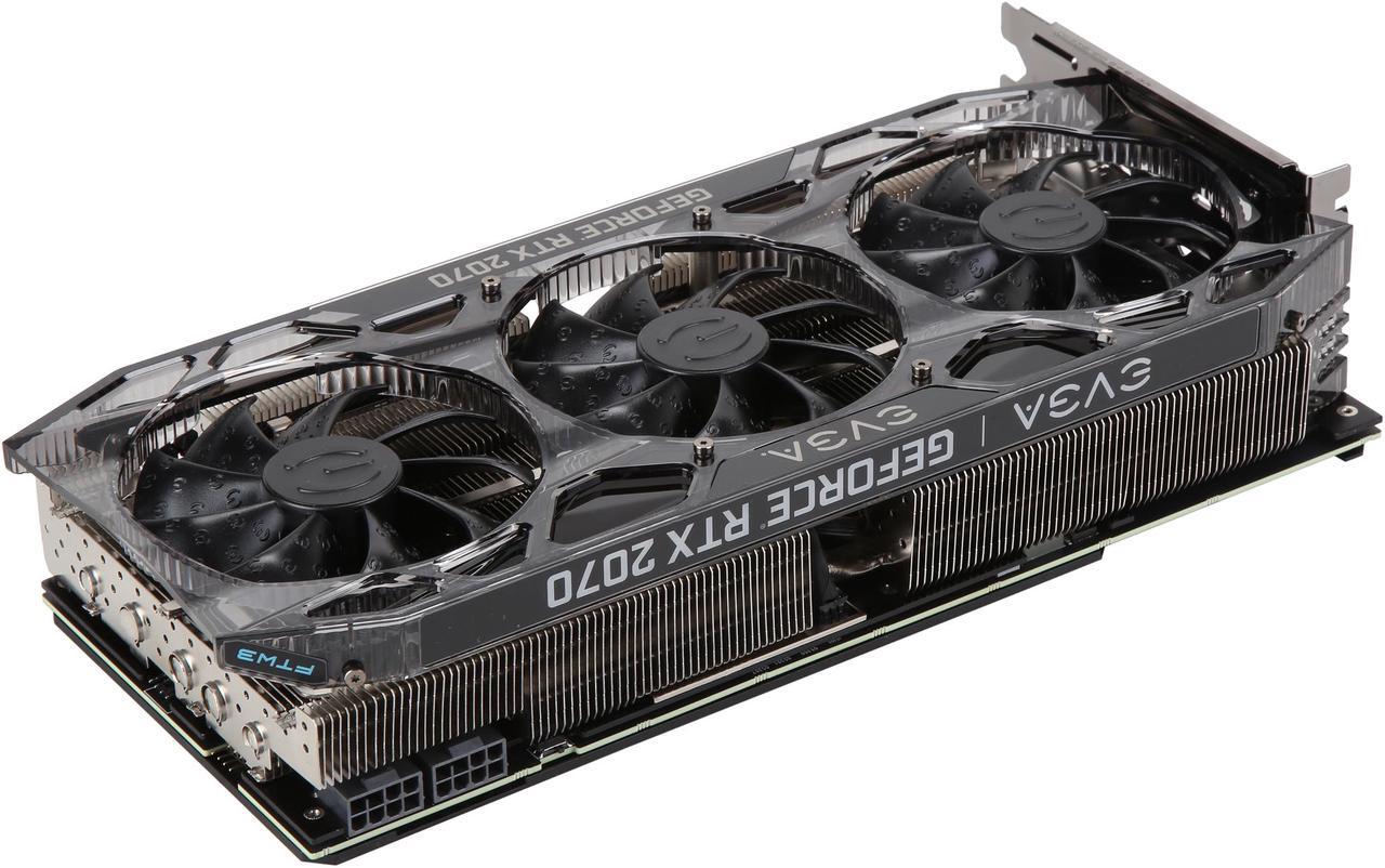 Alt view image 6 of 6 - EVGA GeForce RTX 2070 FTW3 ULTRA GAMING, 08G-P4-2277-KR, 8GB GDDR6, iCX2 & RGB LED
