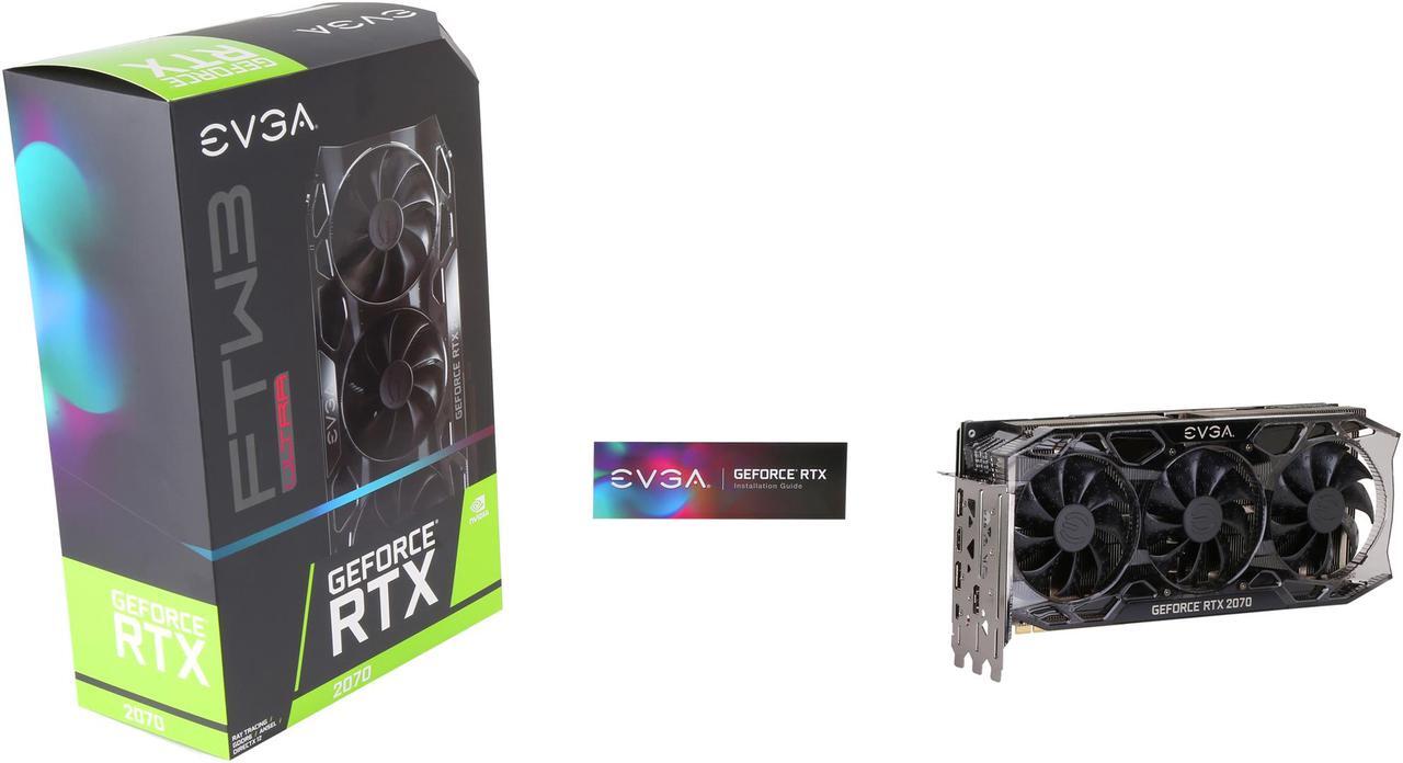 Alt view image 7 of 6 - EVGA GeForce RTX 2070 FTW3 ULTRA GAMING, 08G-P4-2277-KR, 8GB GDDR6, iCX2 & RGB LED