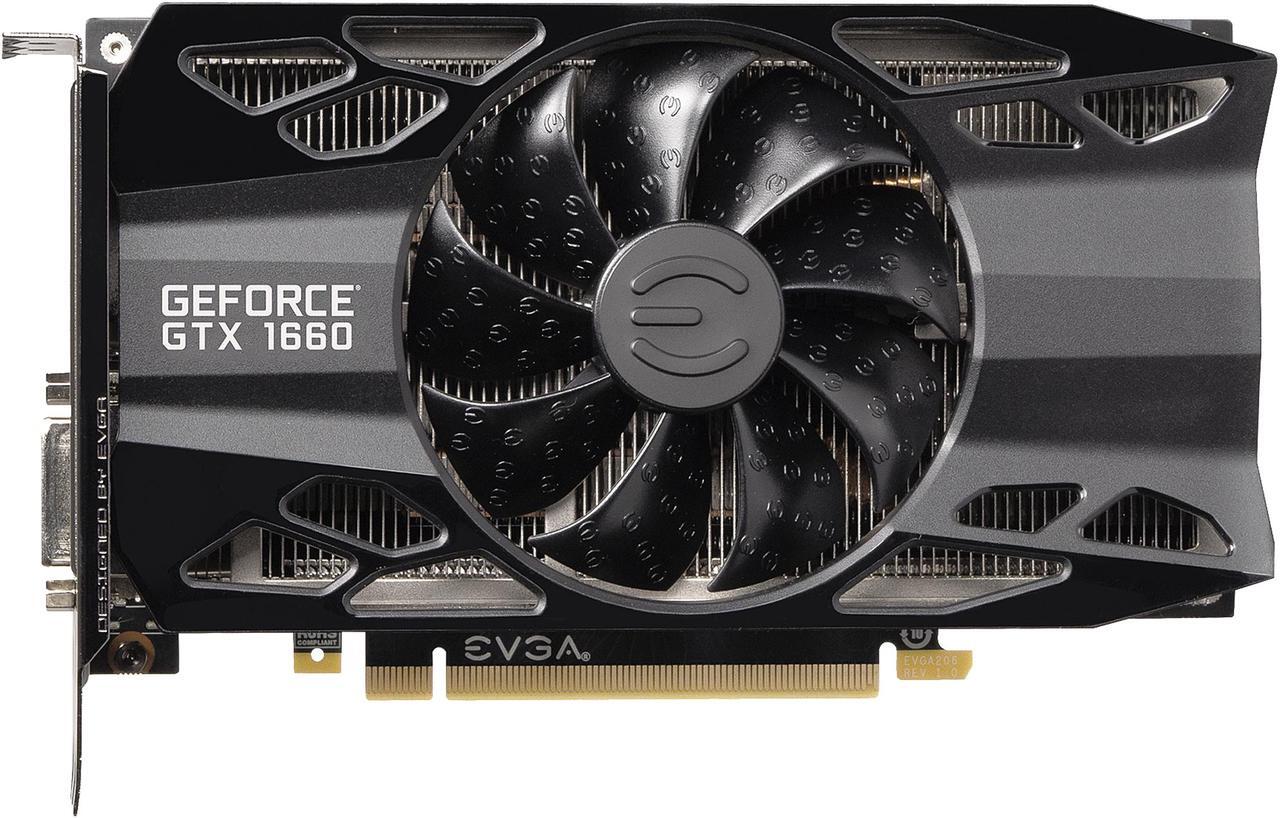 Alt view image 3 of 8 - EVGA GeForce GTX 1660 XC Black GAMING, 06G-P4-1161-KR, 6GB GDDR5, HDB Fan