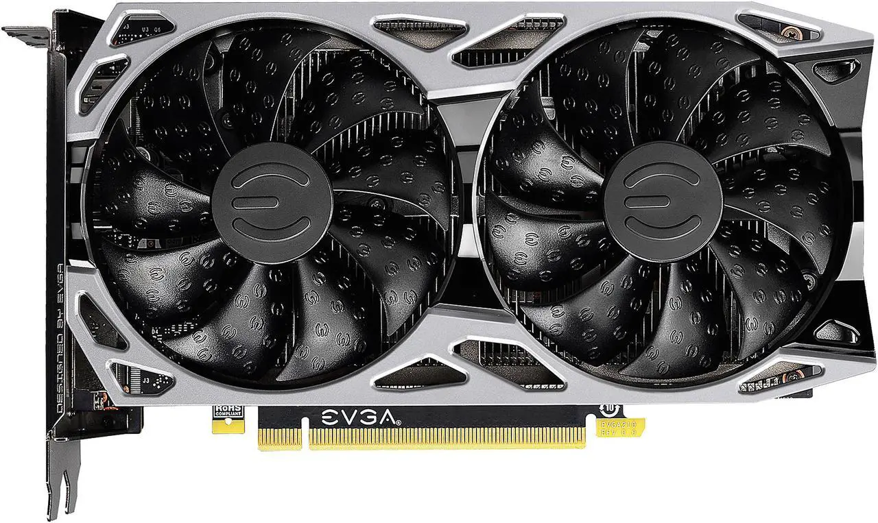 Alt view image 2 of 8 - EVGA GeForce GTX 1660 Ti SC ULTRA GAMING, 06G-P4-1667-KR, 6GB GDDR6, Dual Fan, Metal Backplate