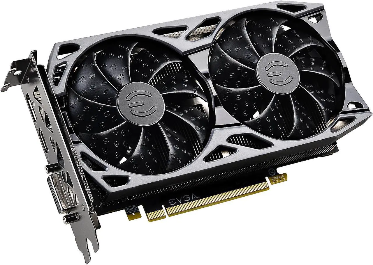 Main image of EVGA GeForce GTX 1660 Ti SC ULTRA GAMING, 06G-P4-1667-KR, 6GB GDDR6, Dual Fan, Metal Backplate