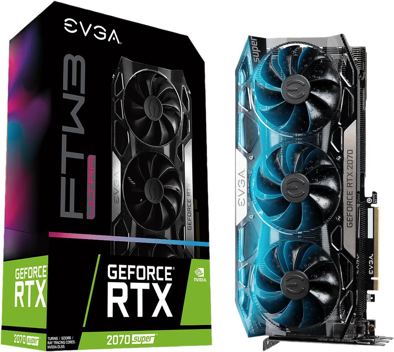 Alt view image 8 of 8 - EVGA GeForce RTX 2070 SUPER FTW3 ULTRA GAMING, 08G-P4-3277-KR, 8GB GDDR6, iCX2 Technology, RGB LED, Metal Backplate