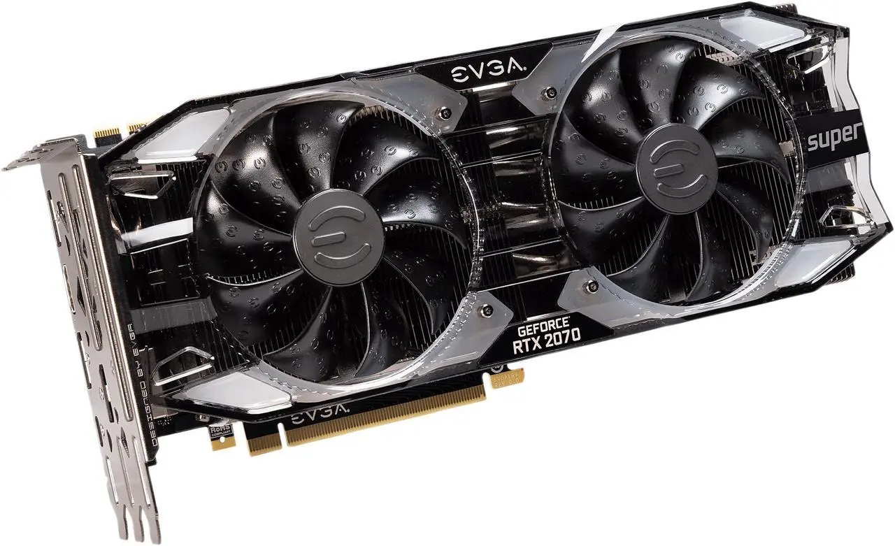 Alt view image 2 of 9 - EVGA GeForce RTX 2070 SUPER XC ULTRA GAMING, 08G-P4-3173-KR, 8GB GDDR6, Dual HDB Fans, RGB LED, Metal Backplate