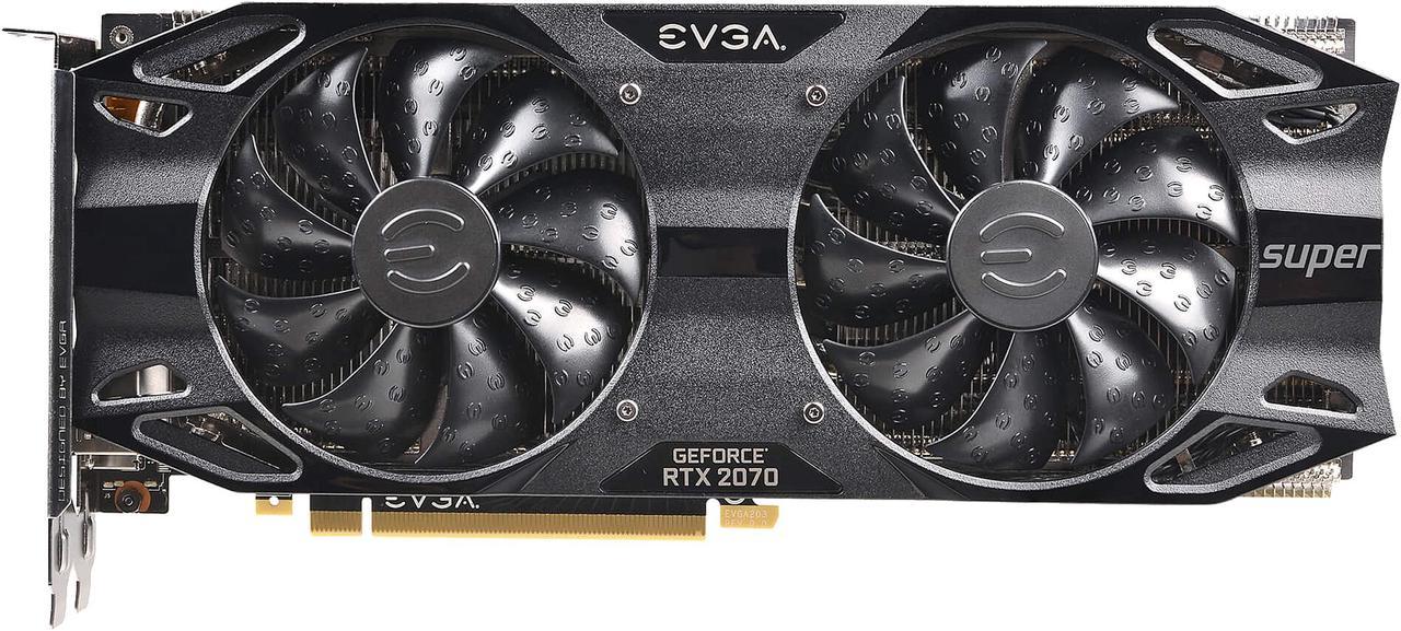 Main image of EVGA GeForce RTX 2070 SUPER BLACK GAMING, 08G-P4-3071-KR, 8GB GDDR6