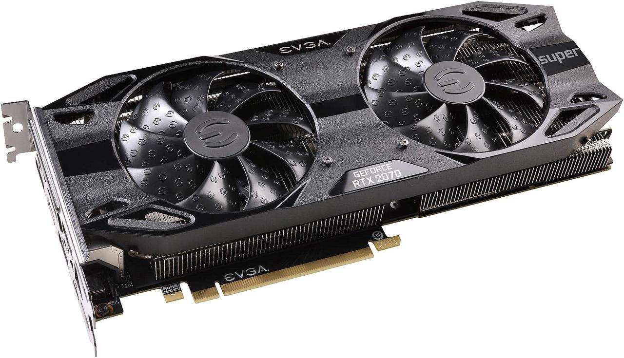Alt view image 3 of 8 - EVGA GeForce RTX 2070 SUPER BLACK GAMING, 08G-P4-3071-KR, 8GB GDDR6