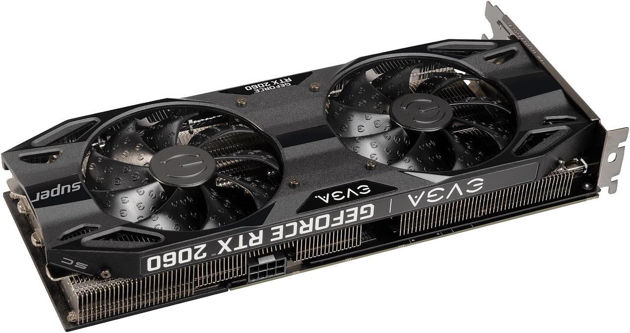 Alt view image 4 of 9 - EVGA GeForce RTX 2060 SUPER SC ULTRA GAMING, 08G-P4-3067-KR, 8GB GDDR6, Dual HDB Fans, Metal Backplate