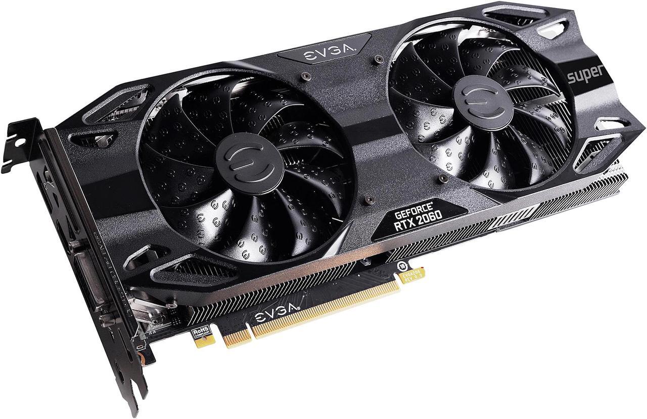 Main image of EVGA GeForce RTX 2060 SUPER SC ULTRA GAMING, 08G-P4-3067-KR, 8GB GDDR6, Dual HDB Fans, Metal Backplate
