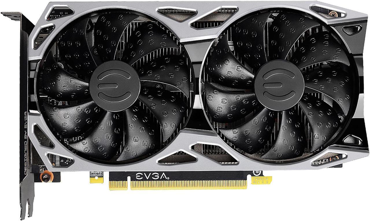 Main image of EVGA GeForce RTX 2060 KO ULTRA GAMING Video Card, 06G-P4-2068-KR, 6GB GDDR6, Dual Fans, Metal Backplate