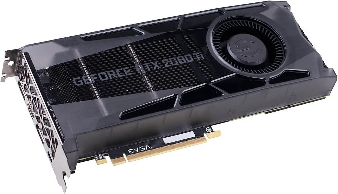 Main image of EVGA GeForce RTX 2080 Ti GAMING Video Card, 11G-P4-2380-KR, 11GB GDDR6, RGB LED Logo, Metal Backplate