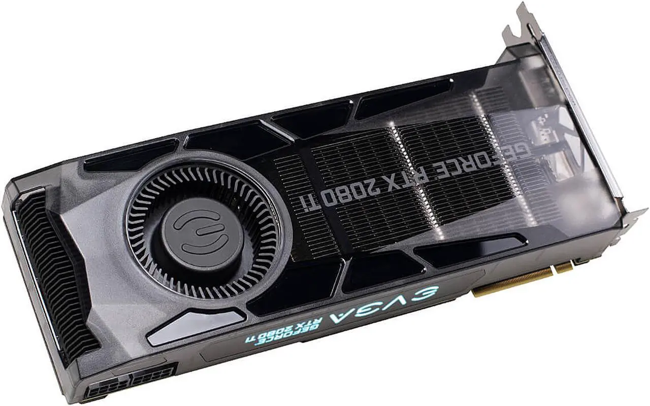 Alt view image 4 of 9 - EVGA GeForce RTX 2080 Ti GAMING Video Card, 11G-P4-2380-KR, 11GB GDDR6, RGB LED Logo, Metal Backplate