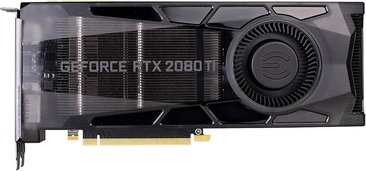 Alt view image 2 of 9 - EVGA GeForce RTX 2080 Ti GAMING Video Card, 11G-P4-2380-KR, 11GB GDDR6, RGB LED Logo, Metal Backplate