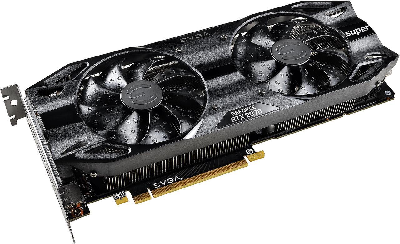 Main image of EVGA GeForce RTX 2070 SUPER KO GAMING Video Card, 08G-P4-2072-KR, 8GB GDDR6, Dual Fans