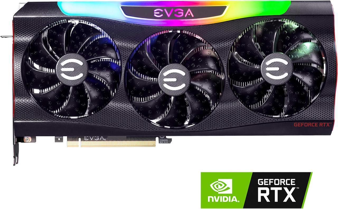 EVGA GeForce RTX 3080 FTW3 ULTRA GAMING Video Card, 10G-P5-3897-KR, 10GB GDDR6X, iCX3 Technology, ARGB LED, Metal Backplate