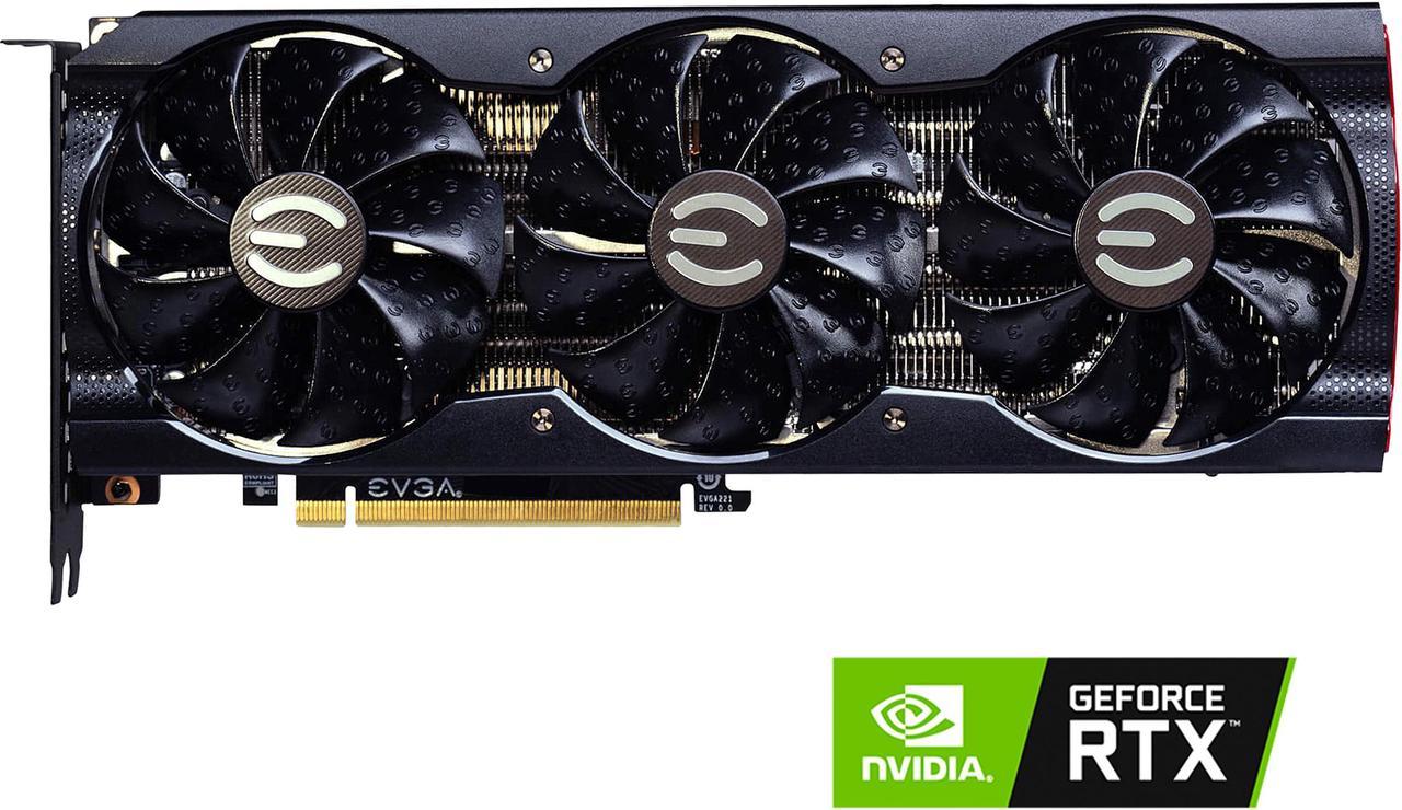 EVGA GeForce RTX 3080 XC3 ULTRA GAMING Video Card, 10G-P5-3885-KR, 10GB GDDR6X, iCX3 Cooling, ARGB LED, Metal Backplate