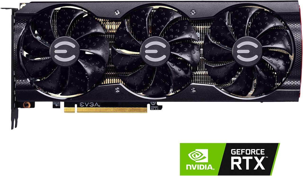 EVGA GeForce RTX 3080 XC3 BLACK GAMING Video Card, 10G-P5-3881-KR, 10GB GDDR6X, iCX3 Cooling, ARGB LED