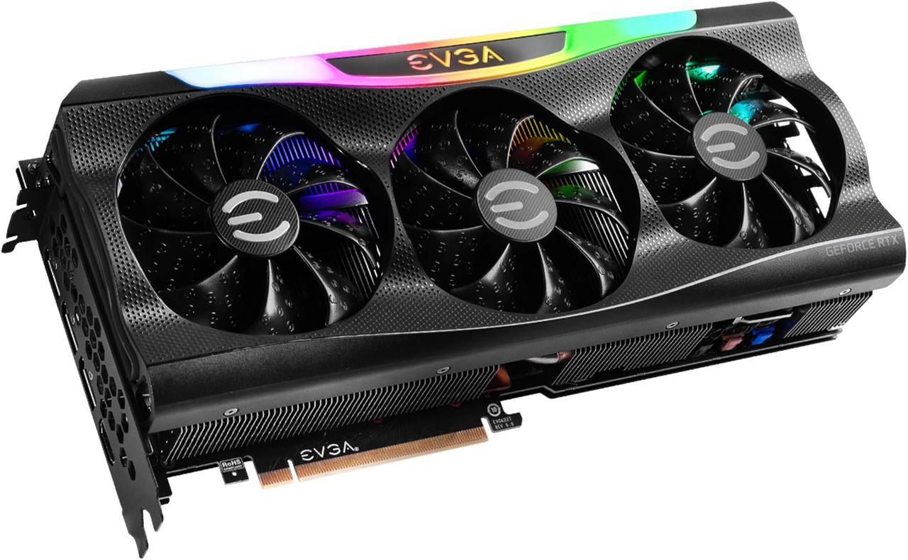 Alt view image 2 of 7 - EVGA GeForce RTX 3070 FTW3 ULTRA GAMING Video Card, 08G-P5-3767-KR, 8GB GDDR6, iCX3 Technology, ARGB LED, Metal Backplate