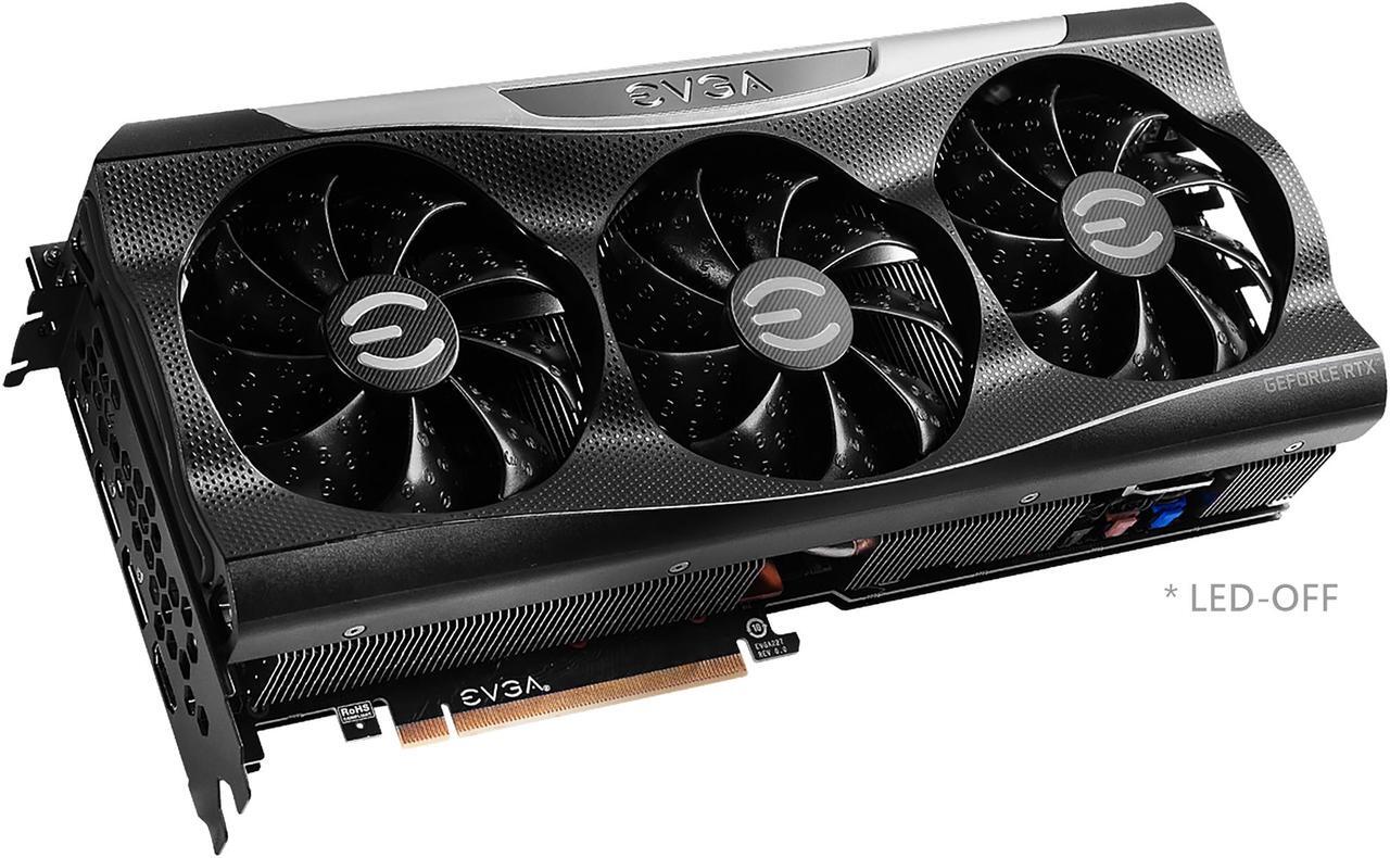 Alt view image 5 of 13 - EVGA GeForce RTX 3080 FTW3 ULTRA GAMING Video Card, 10G-P5-3897-KL, 10GB GDDR6X, iCX3 Technology, ARGB LED, Metal Backplate, LHR