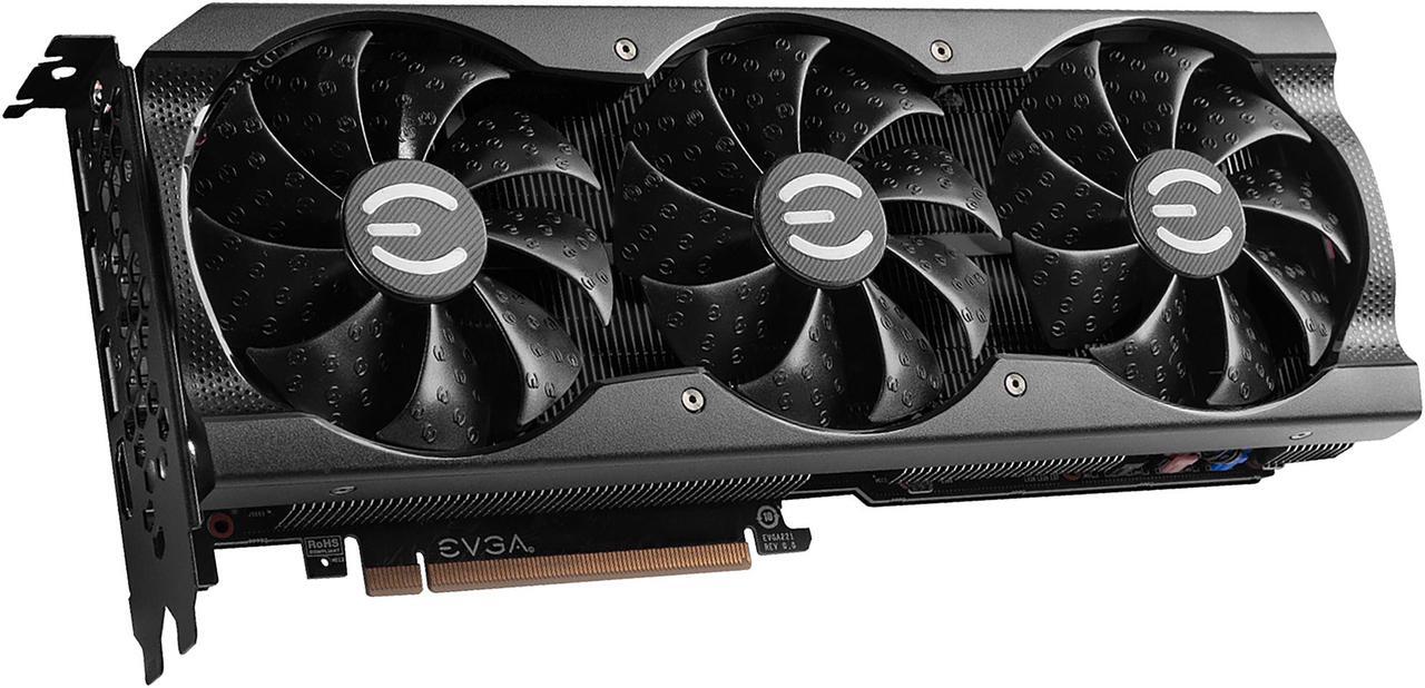 Alt view image 3 of 10 - EVGA GeForce RTX 3070 XC3 ULTRA GAMING Video Card, 08G-P5-3755-KL, 8GB GDDR6, iCX3 Cooling, ARGB LED, Metal Backplate, LHR