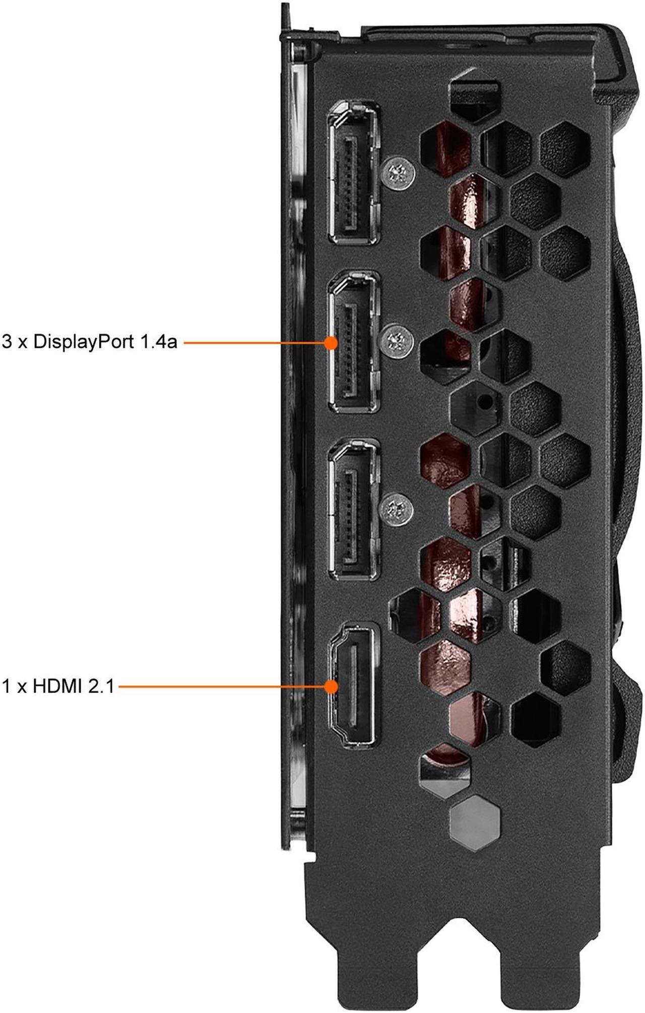 Alt view image 5 of 10 - EVGA GeForce RTX 3070 XC3 ULTRA GAMING Video Card, 08G-P5-3755-KL, 8GB GDDR6, iCX3 Cooling, ARGB LED, Metal Backplate, LHR