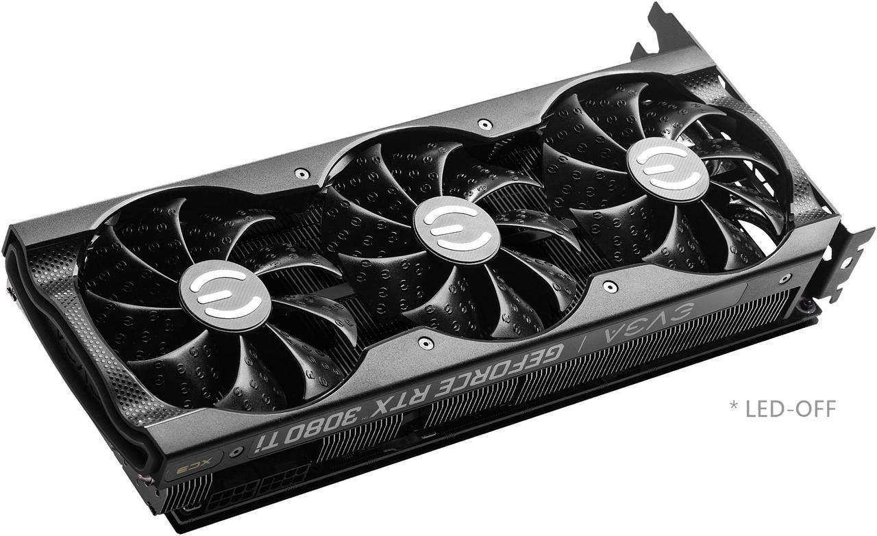Alt view image 6 of 12 - EVGA GeForce RTX 3080 Ti XC3 ULTRA GAMING Video Card, 12G-P5-3955-KR, 12GB GDDR6X, iCX3 Cooling, ARGB LED, Metal Backplate