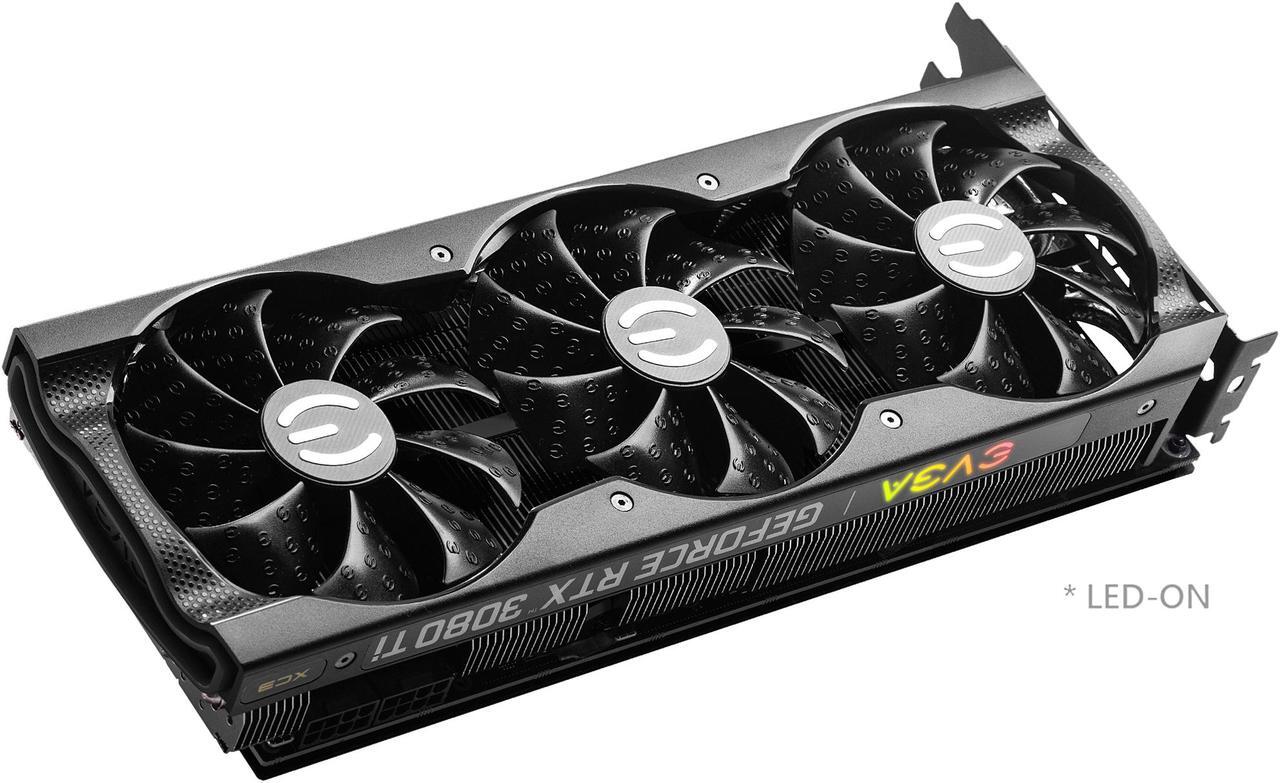 Alt view image 5 of 12 - EVGA GeForce RTX 3080 Ti XC3 ULTRA GAMING Video Card, 12G-P5-3955-KR, 12GB GDDR6X, iCX3 Cooling, ARGB LED, Metal Backplate