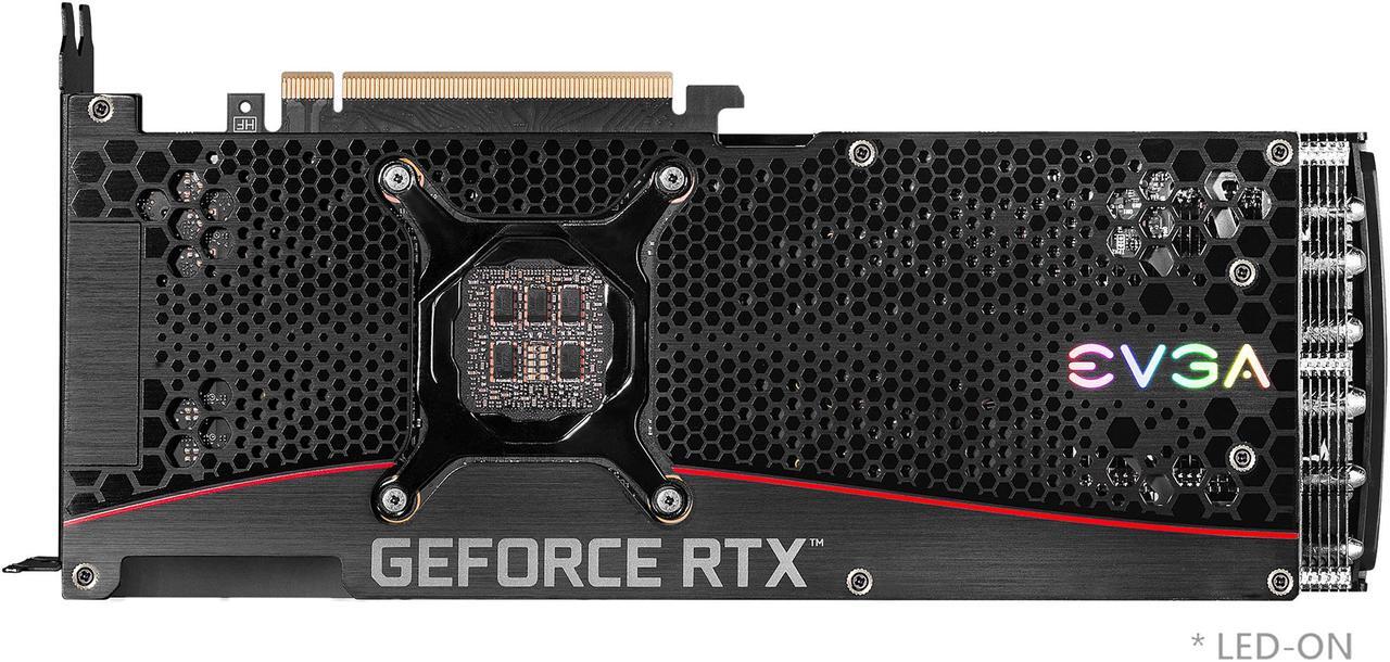 Alt view image 10 of 12 - EVGA GeForce RTX 3080 Ti XC3 ULTRA GAMING Video Card, 12G-P5-3955-KR, 12GB GDDR6X, iCX3 Cooling, ARGB LED, Metal Backplate
